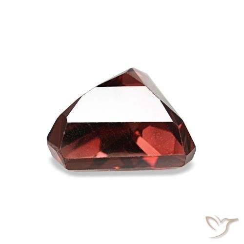 Granate rodolita rojo natural de 1,22 ct, forma elegante, VS