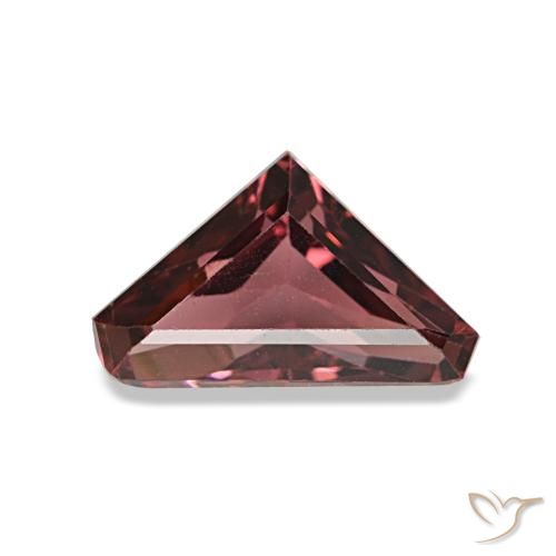 Granate rodolita rojo natural de 1,18 ct, forma elegante, VS