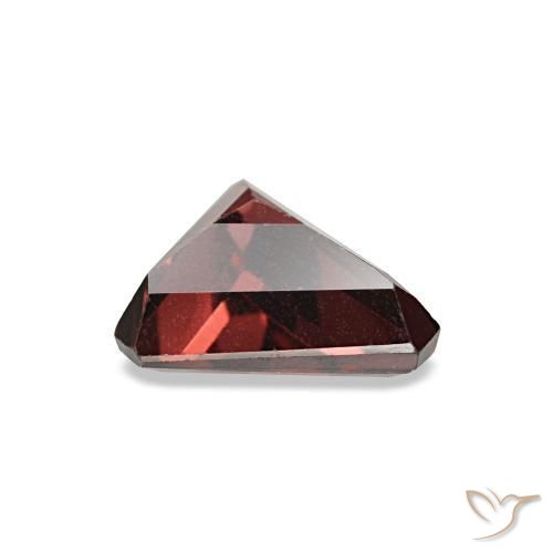 Granate rodolita rojo natural de 0,84 ct, forma elegante, VVS-VS