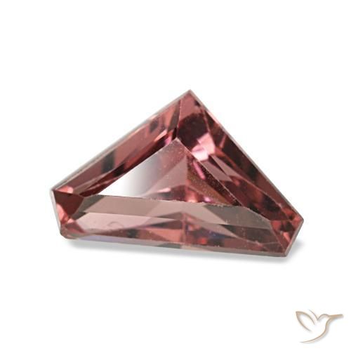 Granate rodolita rojo natural de 0,84 ct, forma elegante, VVS-VS