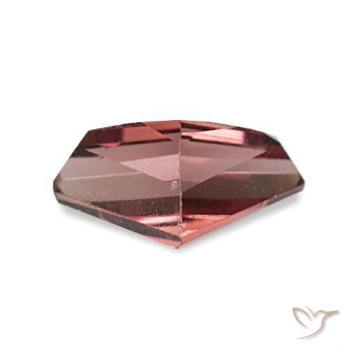 Granate rodolita rojo natural de 0,84 ct, forma elegante, VVS-VS