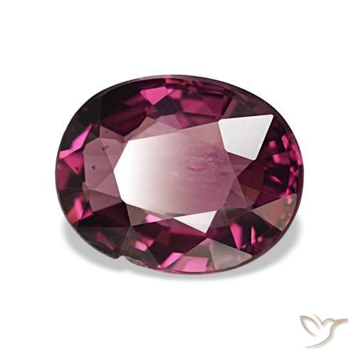 Granate rodolita púrpura natural de 2,83 ct, corte óvalo, SI