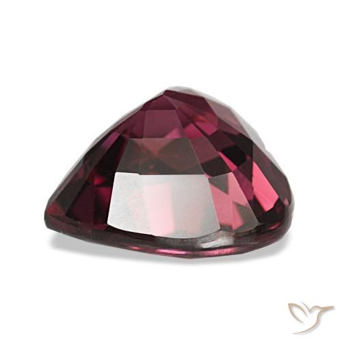 Granate rodolita púrpura natural de 4,25 ct, forma de corazón, VVS-VS