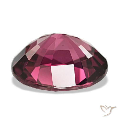 Granate rodolita rojo natural de 5,33 ct, corte óvalo, VVS