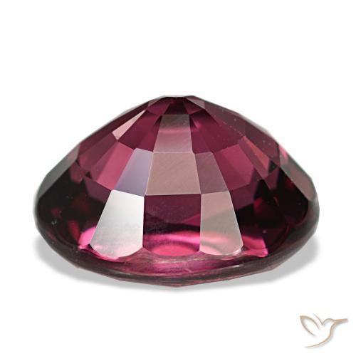 Granate rodolita rojo natural de 5,27 ct, corte óvalo, VVS