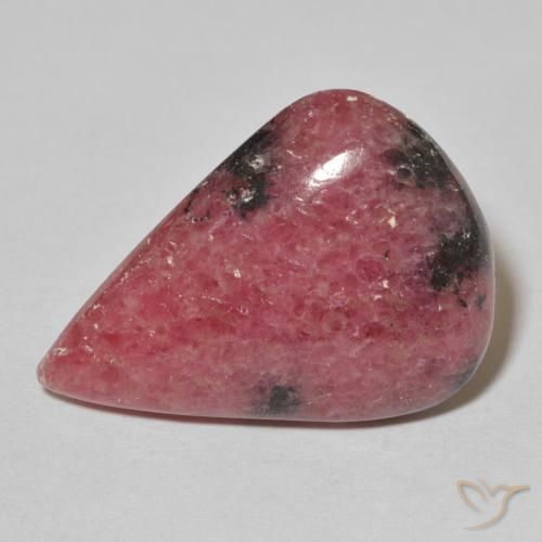 22.34ct Natural Multicolor Rodonita, En forma de pera, Opaco, Photo A