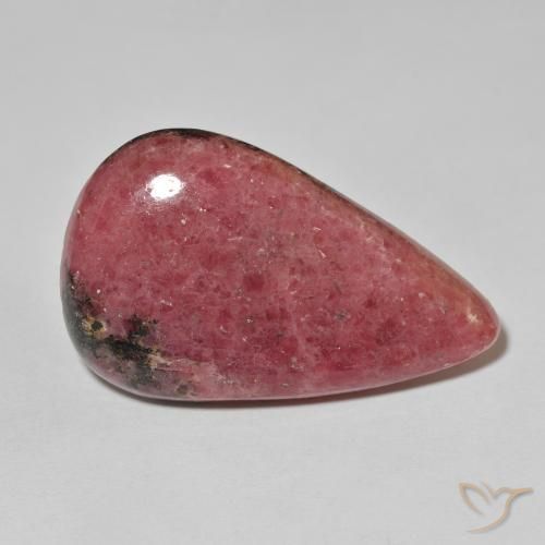 Rodonita Multicolor natural de 56.72 ct, En forma de pera, Opaco