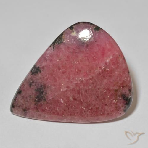 54.82ct Natural Multicolor Rodonita, En forma de pera, Opaco, Photo A