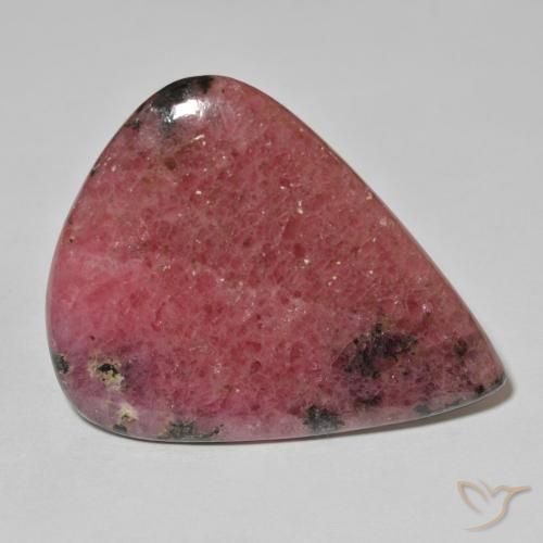 Rodonita Multicolor natural de 54.82 ct, En forma de pera, Opaco
