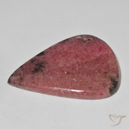 Rodonita Multicolor natural de 54.82 ct, En forma de pera, Opaco