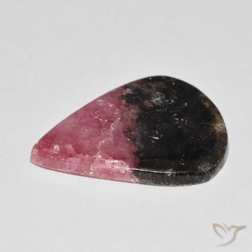 Rodonita Multicolor natural de 25.15 ct, En forma de pera, Opaco