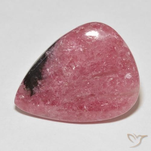 32.30ct Natural Roja Rodonita, En forma de pera, Opaco, Photo A