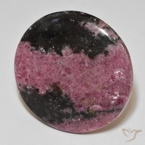 Rodonita Multicolor natural de 92.12 ct, Redondo, Opaco