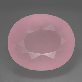 Cuarzo rosa rosa natural de 216,65 ct, transparente, transparente / translúcido