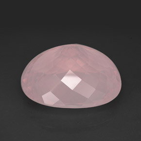 Cuarzo rosa rosa natural de 139,70 ct, transparente, transparente / translúcido