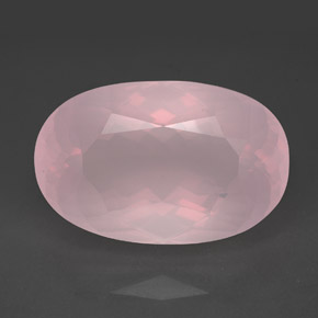 Cuarzo rosa rosa natural de 138,35 ct, transparente, transparente / translúcido