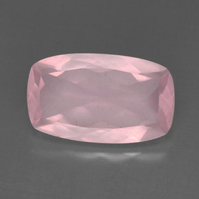 Cuarzo rosa rosa natural de 11,86 ct, transparente, transparente / translúcido