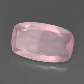 Cuarzo rosa rosa natural de 11,86 ct, transparente, transparente / translúcido