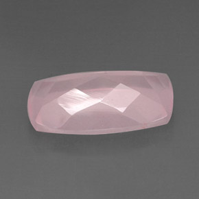 Cuarzo rosa rosa natural de 11,86 ct, transparente, transparente / translúcido