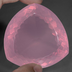 Cuarzo rosa rosa natural de 528,00 ct, transparente, transparente / translúcido