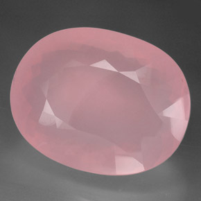 Cuarzo rosa rosa natural de 474,40 ct, transparente, transparente / translúcido