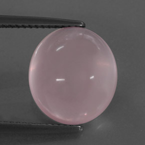 Cuarzo rosa rosa natural de 10,14 ct, transparente, transparente / translúcido