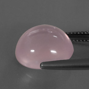 Cuarzo rosa rosa natural de 10,14 ct, transparente, transparente / translúcido