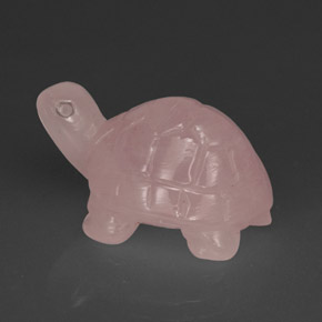 Cuarzo rosa rosa natural de 21,81 ct, transparente, transparente / translúcido