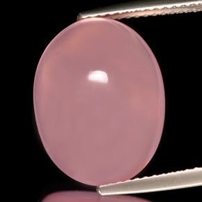 Cuarzo rosa rosa natural de 11,72 ct, transparente, transparente / translúcido