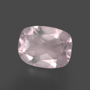Cuarzo rosa rosa natural de 1,70 ct, transparente, transparente / translúcido