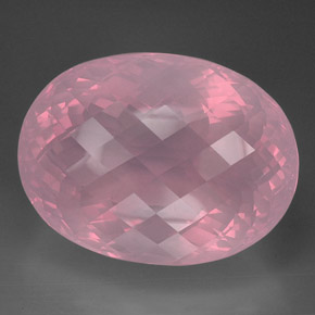 Cuarzo rosa rosa natural de 223,50 ct, transparente, transparente / translúcido