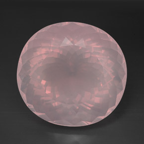 Cuarzo rosa rosa natural de 170,60 ct, transparente, transparente / translúcido