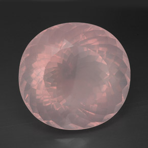 Cuarzo rosa rosa natural de 170,60 ct, transparente, transparente / translúcido