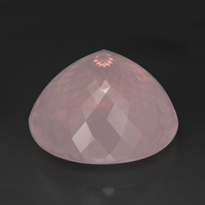 Cuarzo rosa rosa natural de 170,60 ct, transparente, transparente / translúcido