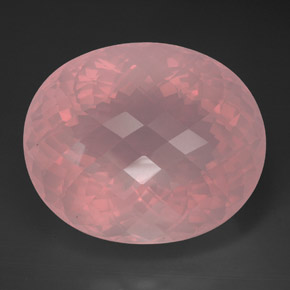 Cuarzo rosa rosa natural de 173,95 ct, transparente, transparente / translúcido