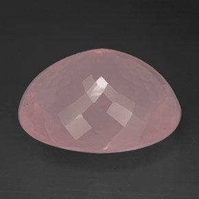 Cuarzo rosa rosa natural de 173,95 ct, transparente, transparente / translúcido