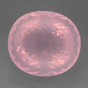 Cuarzo rosa rosa natural de 177,70 ct, transparente, transparente / translúcido