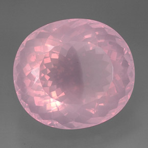 Cuarzo rosa rosa natural de 177,70 ct, transparente, transparente / translúcido