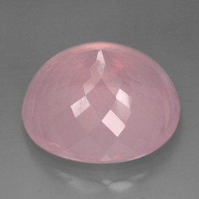 Cuarzo rosa rosa natural de 177,70 ct, transparente, transparente / translúcido