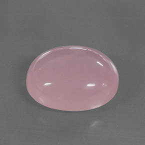 Cuarzo rosa rosa natural de 30,50 ct, transparente, transparente / translúcido
