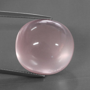 Cuarzo rosa rosa natural de 35,23 ct, transparente, transparente / translúcido