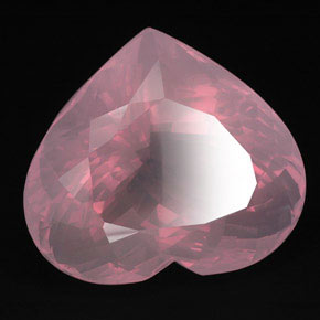 Cuarzo rosa rosa natural de 213,25 ct, transparente, transparente / translúcido