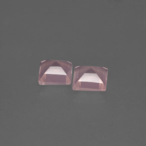 Gemas de cuarzo rosa rosa natural de  ct, transparente, transparente / translúcido