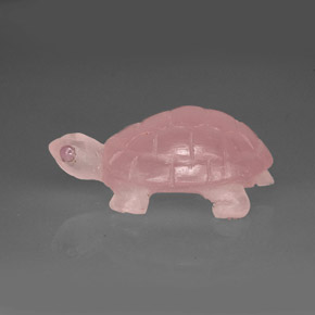 Cuarzo rosa rosa natural de 59,56 ct, transparente, transparente / translúcido