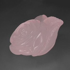 Cuarzo rosa rosa natural de 328,80 ct, transparente, transparente / translúcido