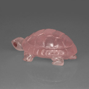 Cuarzo rosa rosa natural de 57,63 ct, transparente, transparente / translúcido