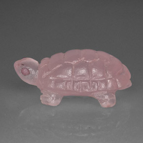 Cuarzo rosa rosa natural de 48,42 ct, transparente, transparente / translúcido