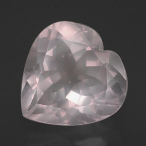 Cuarzo rosa rosa natural de 15,03 ct, transparente, transparente / translúcido