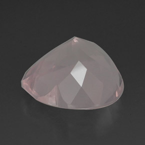 Cuarzo rosa rosa natural de 15,03 ct, transparente, transparente / translúcido