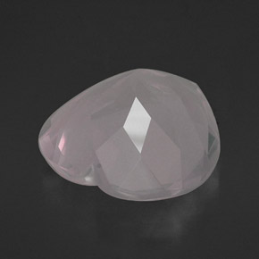 Cuarzo rosa rosa natural de 16,50 ct, transparente, transparente / translúcido